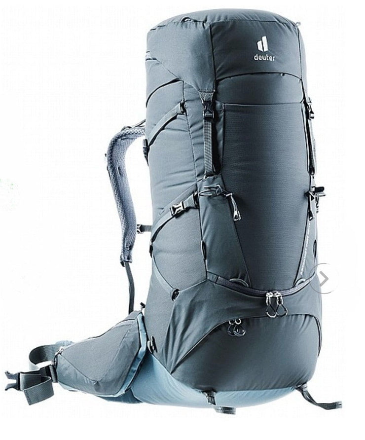 תרמיל מסע - Deuter Aircontact Core 60+10 - אפור